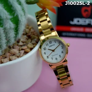 Reloj joefox análogo metálico dama J10025l