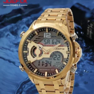 reloj joefox análogo y digital metálico hom 1934eg 5