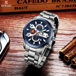 Reloj reward análogo metálico hombre Rd81014m