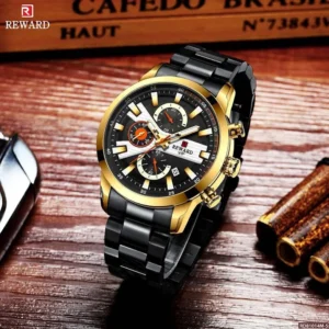 Reloj reward análogo metálico hombre Rd81014m